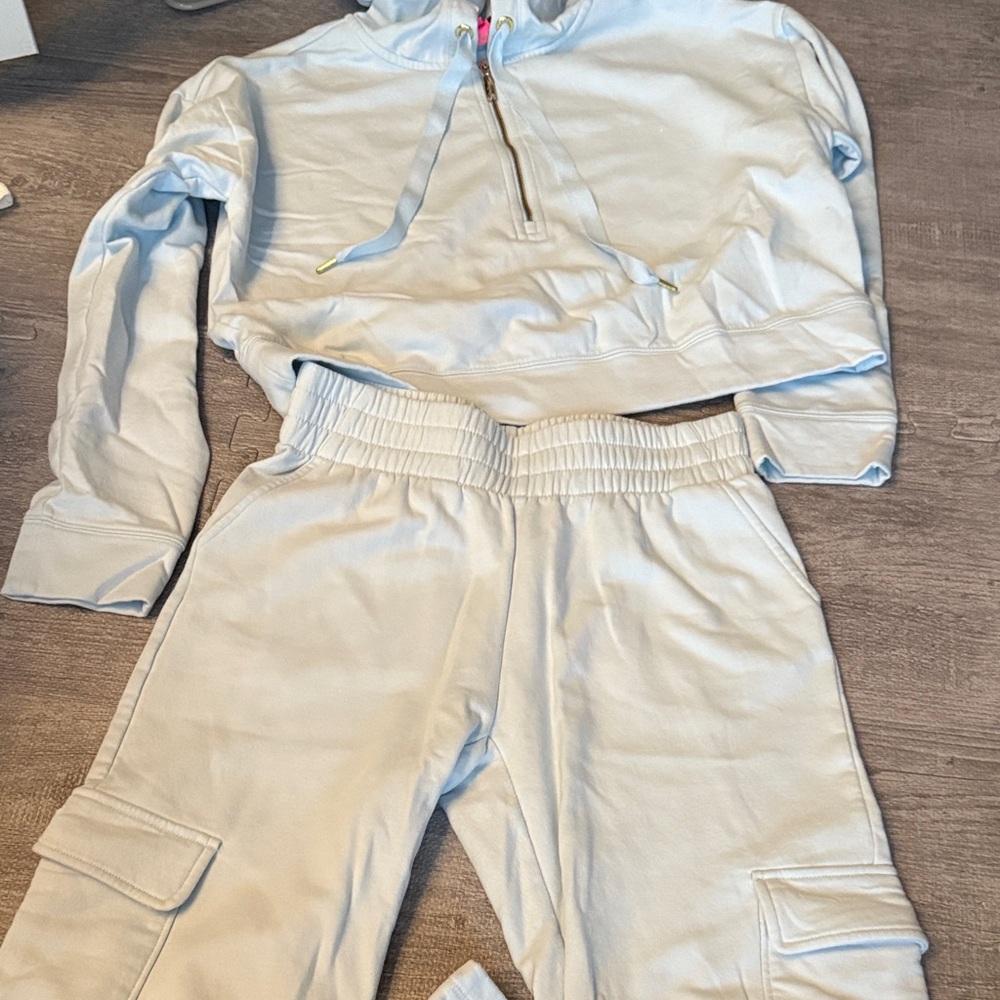 Lilly Pulitzer Light Blue Sweatshirt & Hoodie Set